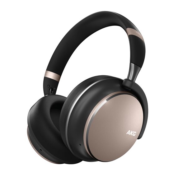 AKG Y600NC WIRELESS - Beige - Wireless over-ear NC headphones - Hero